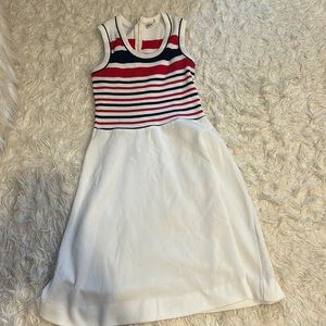 Red White and Blue Vintage Tennis Dress